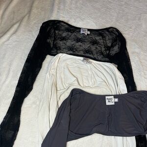 Princess polly three pack of long sleeves